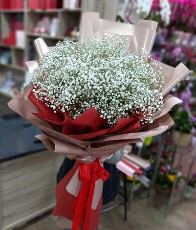 Букет цветов из: Гипсофила в Колычево