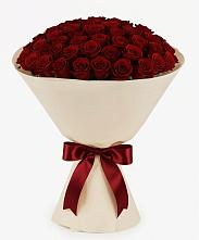 Букет 101 Бордовая роза Блэк Бакарра в Колычево