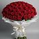 Букет 101 Красная роза Блэк Мэджик в Колычево