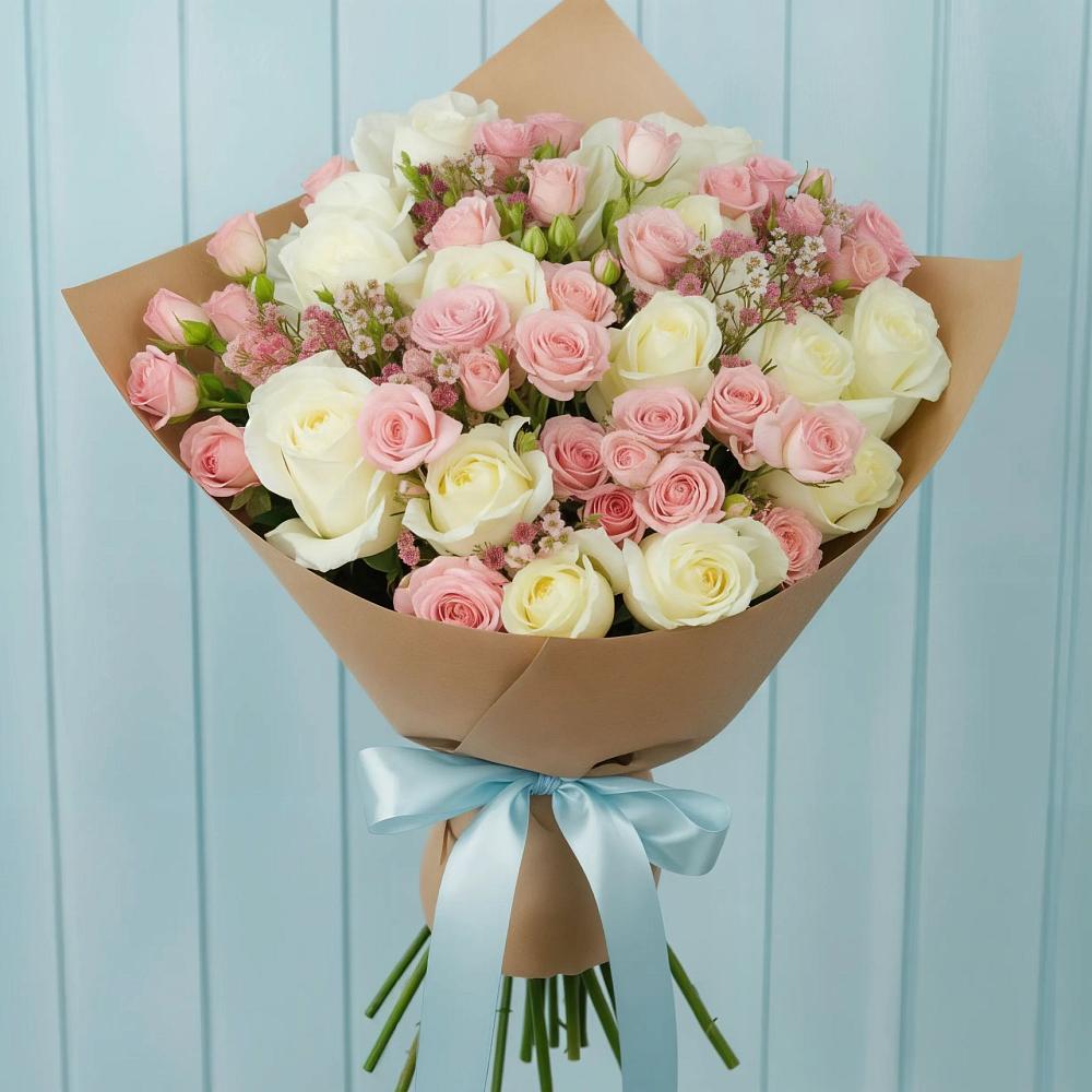 Букет цветов из: Розы в Колычево