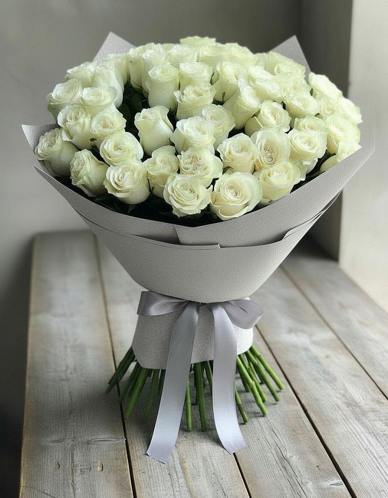 Букет 35 Белых роз в Колычево