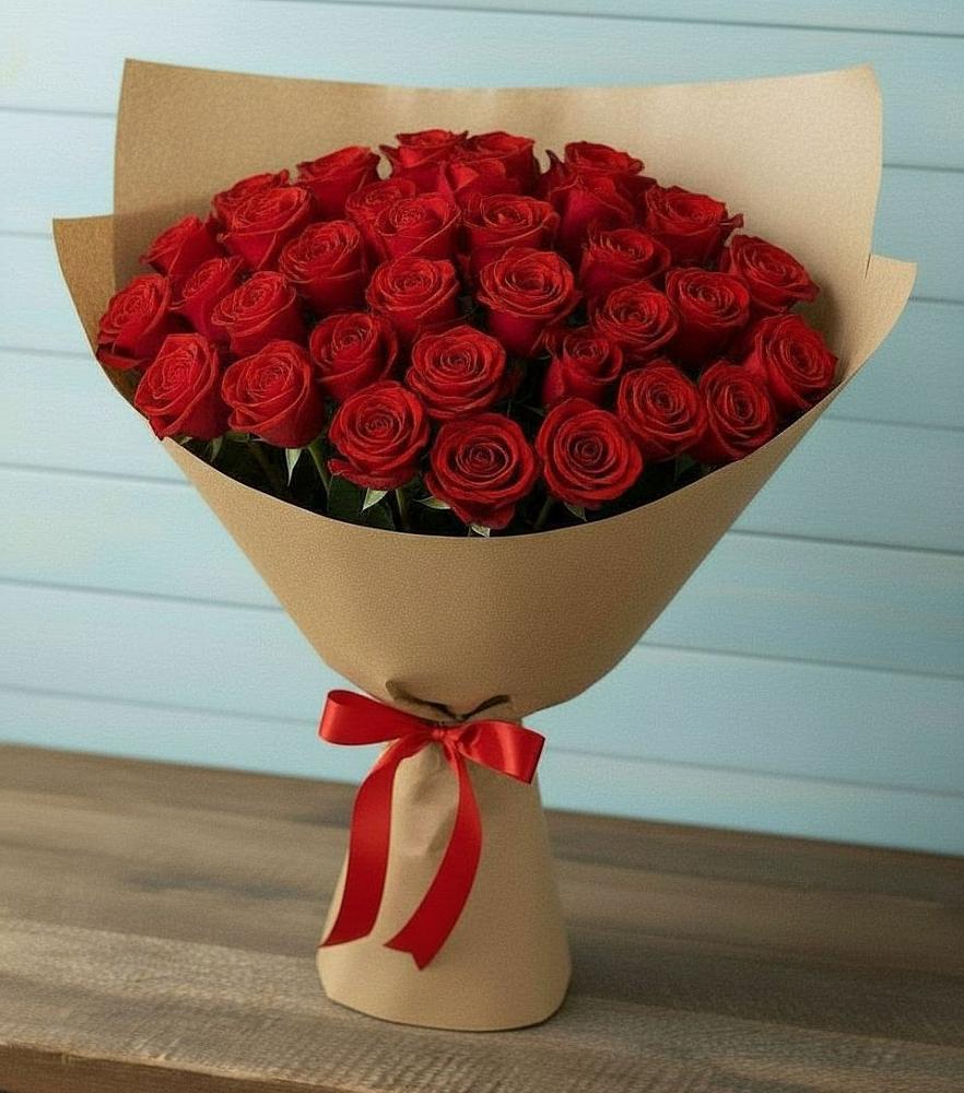Букет Красные розы Милано в Колычево