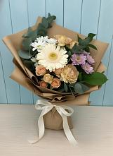 Букет цветов из:  Герберы и Хризантемы в Колычево