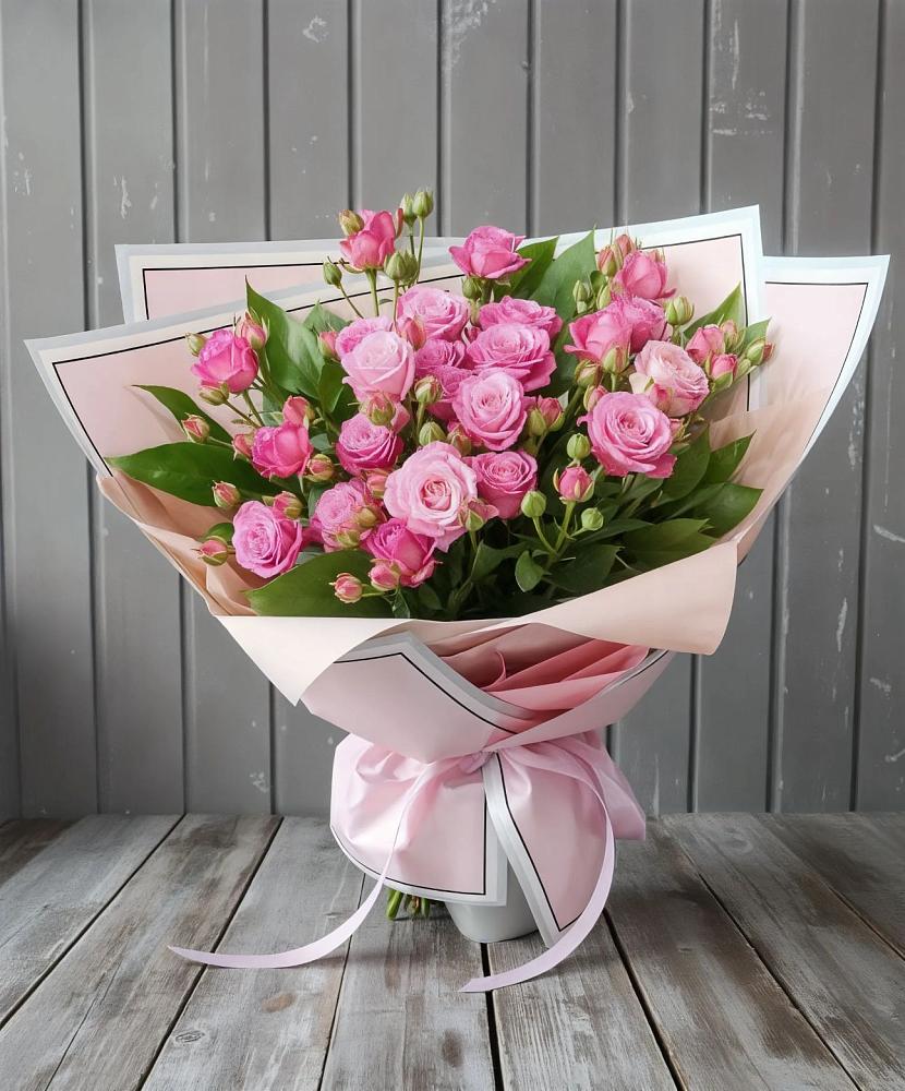 Букет Розовый кустик в Колычево