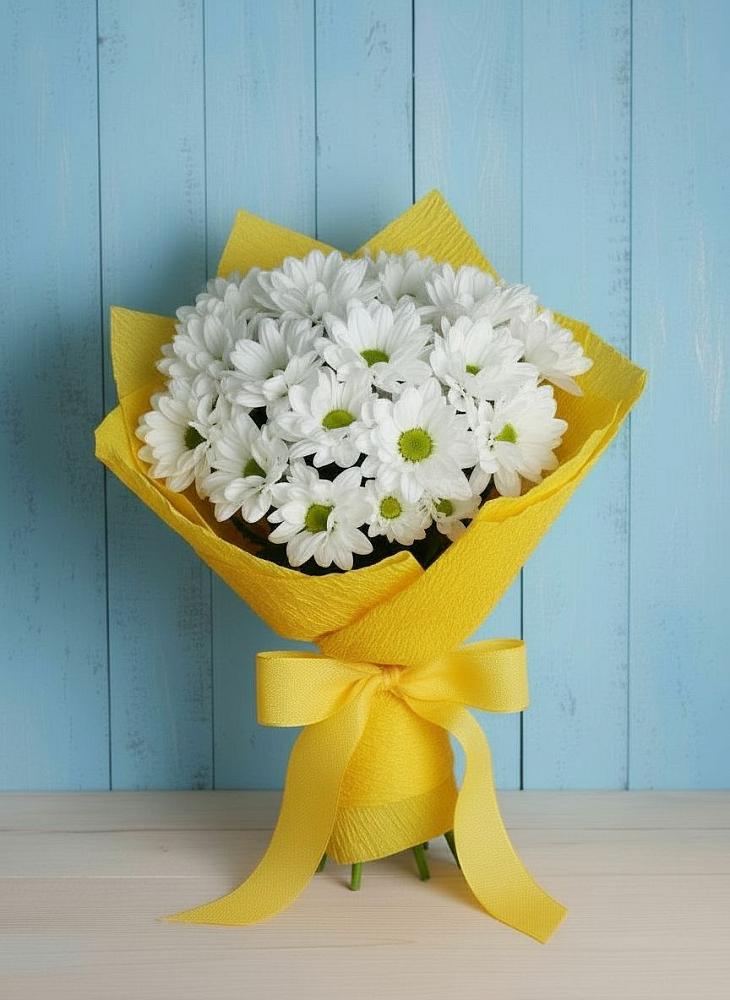 Букет цветов из: Хризантемы в Колычево