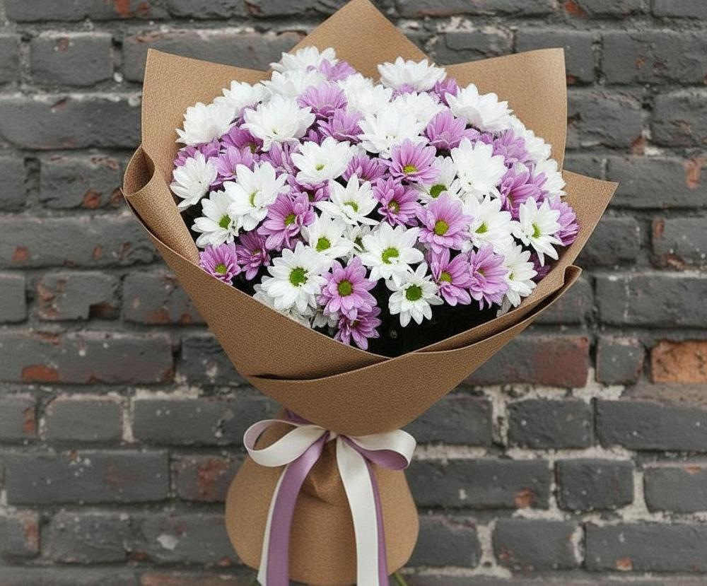 Букет цветов из: Хризантемы в Колычево