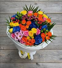Букет цветов из:  Розы и Хризантемы #REPLACE_PRED# Колычево