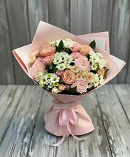 Букет цветов из:  Гвоздики, Розы и Хризантемы #REPLACE_PRED# Колычево