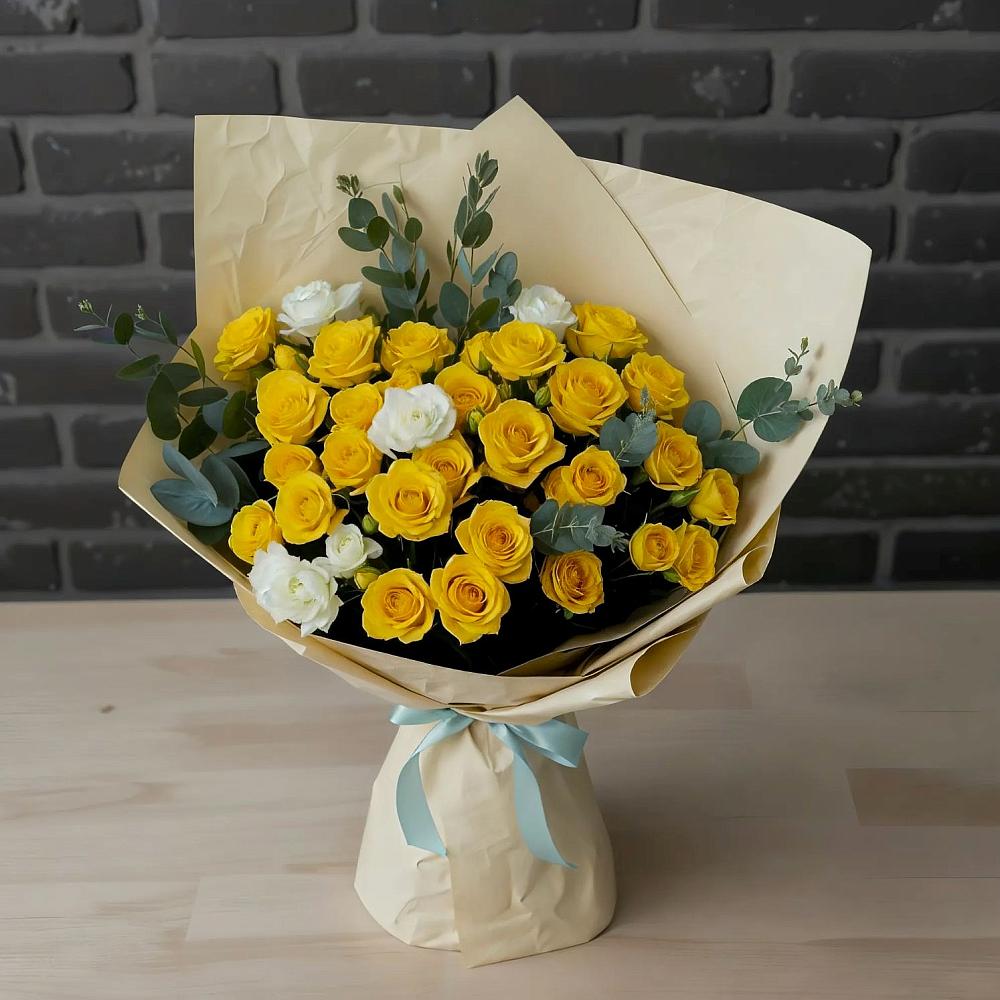 Букет цветов из: Розы в Колычево