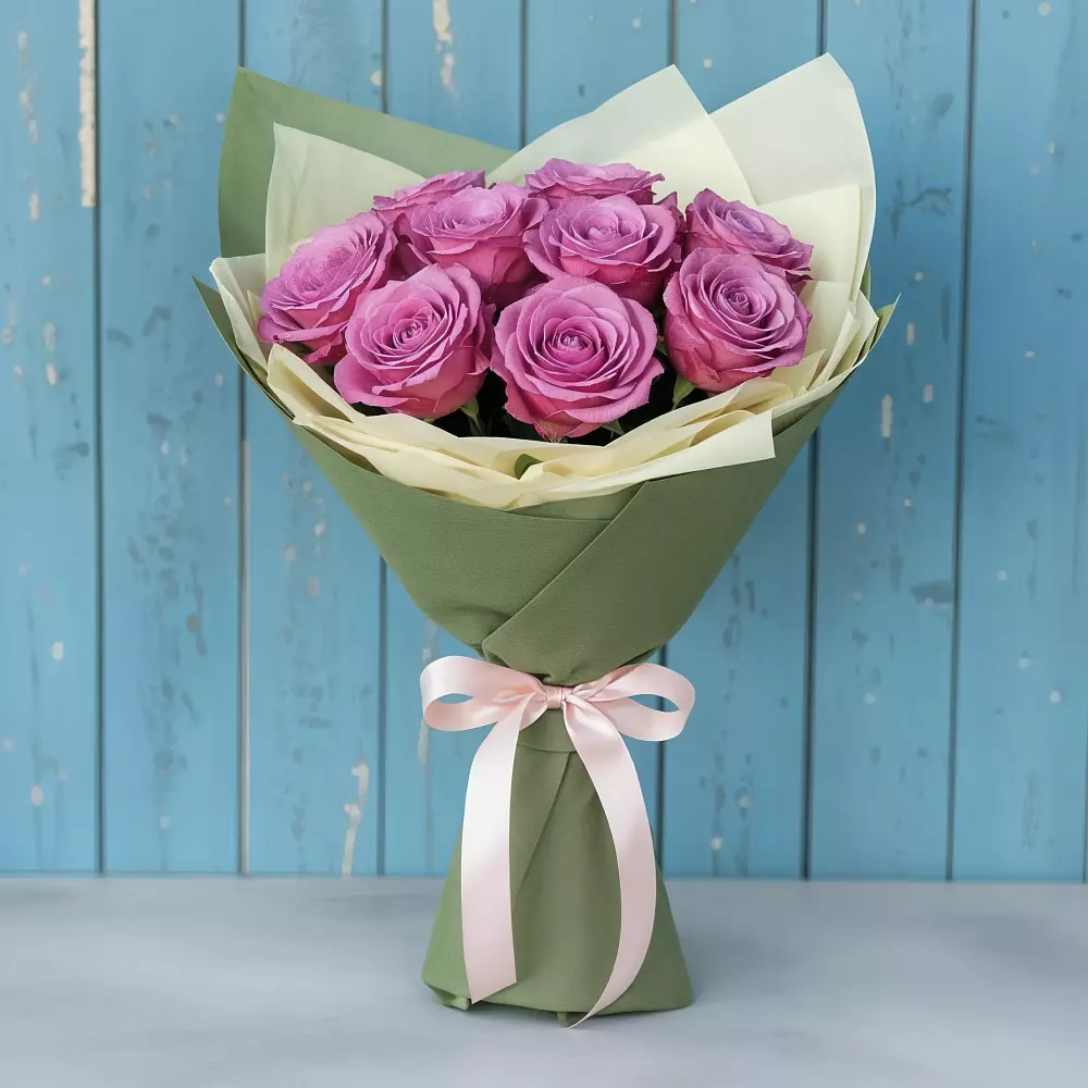 Букет Розы Фёрст Леди в Колычево