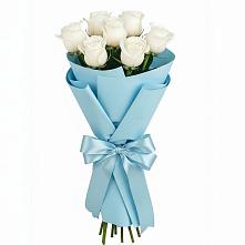 Букет 7 белых роз Проуд #REPLACE_PRED# Колычево