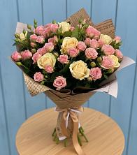 Букет цветов из:  Розы в Колычево