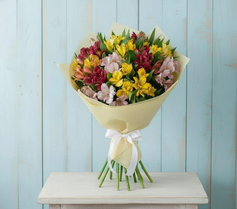 Букет цветов из: Альстромерии в Колычево